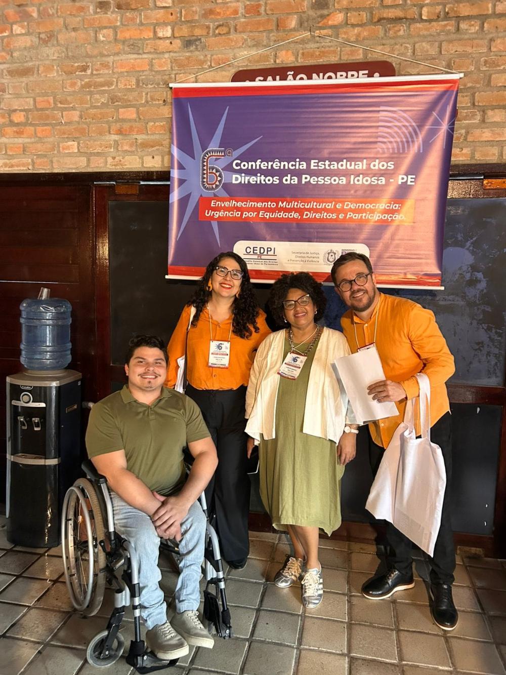 Presenças institucionais na 6ª Conferência Estadual dos Direitos da Pessoa Idosa de Pernambuco